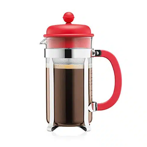 Meilleure cafetière à piston rouge