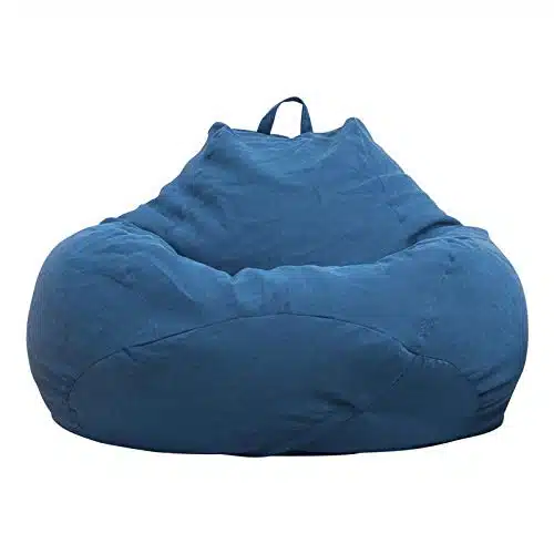 Meilleur pouf poire bleu