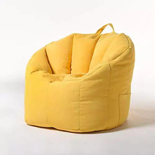 Meilleur pouf poire jaune