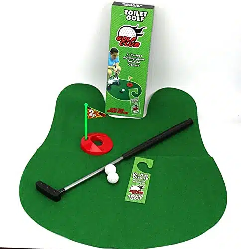 Tapis de golf pour toilette